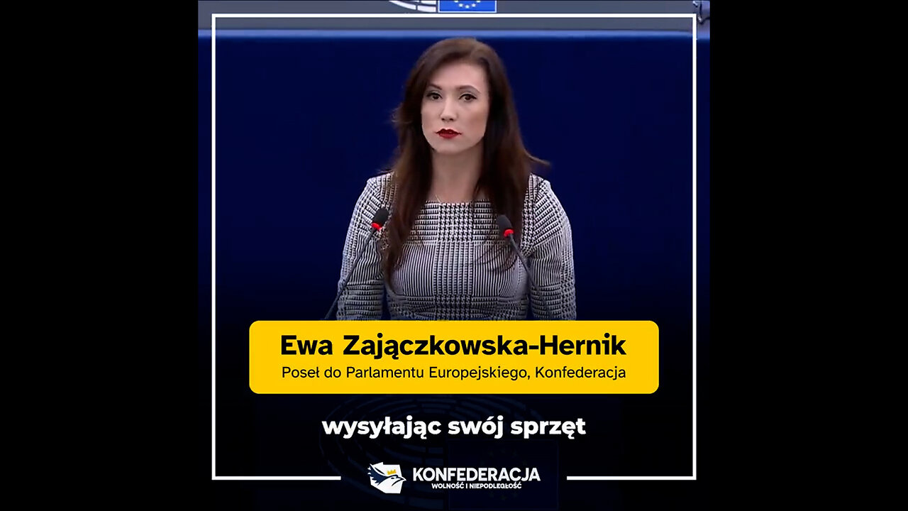 Ewa Zajaczkowska-Hernik | EP Fiery speech in defense of Polish victims of the Volhynia genocide