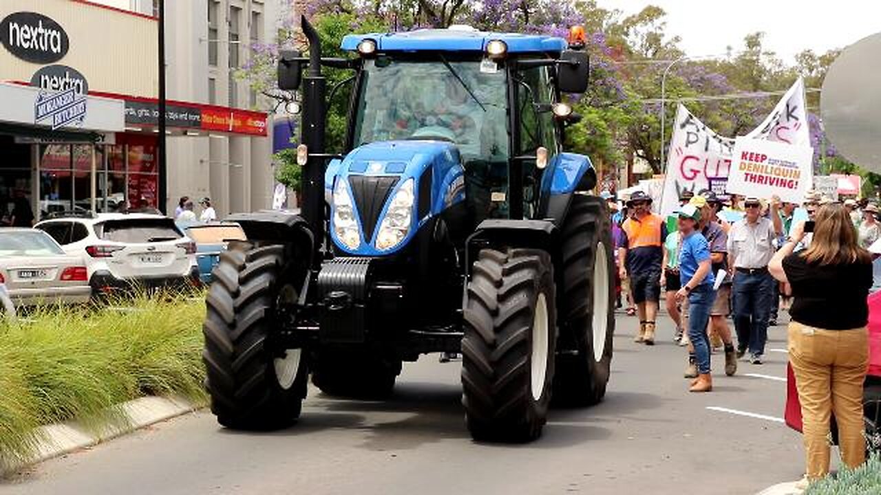 Water protest. Deniliquin. 21/11/23.