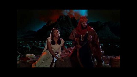 Zipporah and Moses Under the Evening Sky -The Ten Commandments 1956