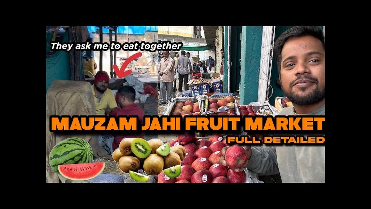 The Hyderabad best fruit market, full details that ask me eat together😊😊