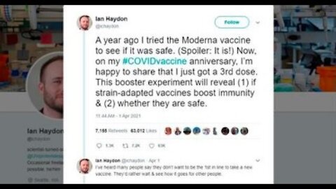 Help Celebrate Ian's 1 Year Covid Vaccine Anniversary