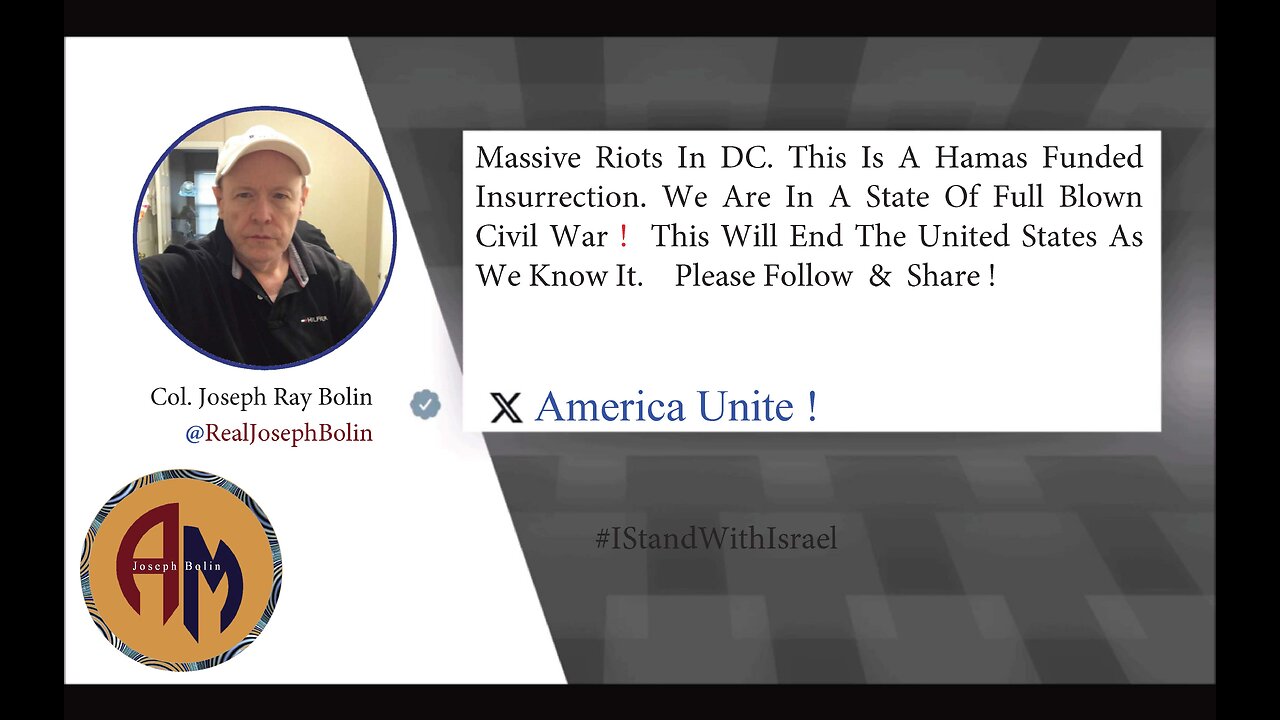 Massive Hamas Funded Insurgent Riots In DC.