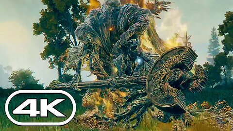 Elden Ring - Erdtree Avatar Boss Fight (4K HDR 60FPS)