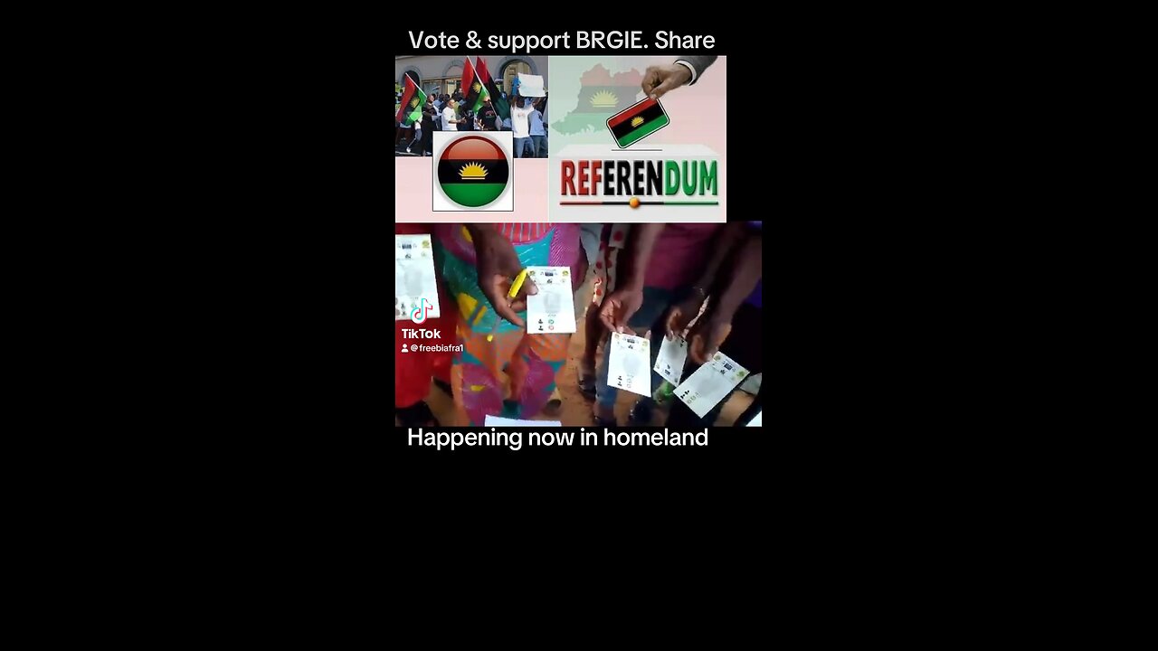 Vote Biafra freedom