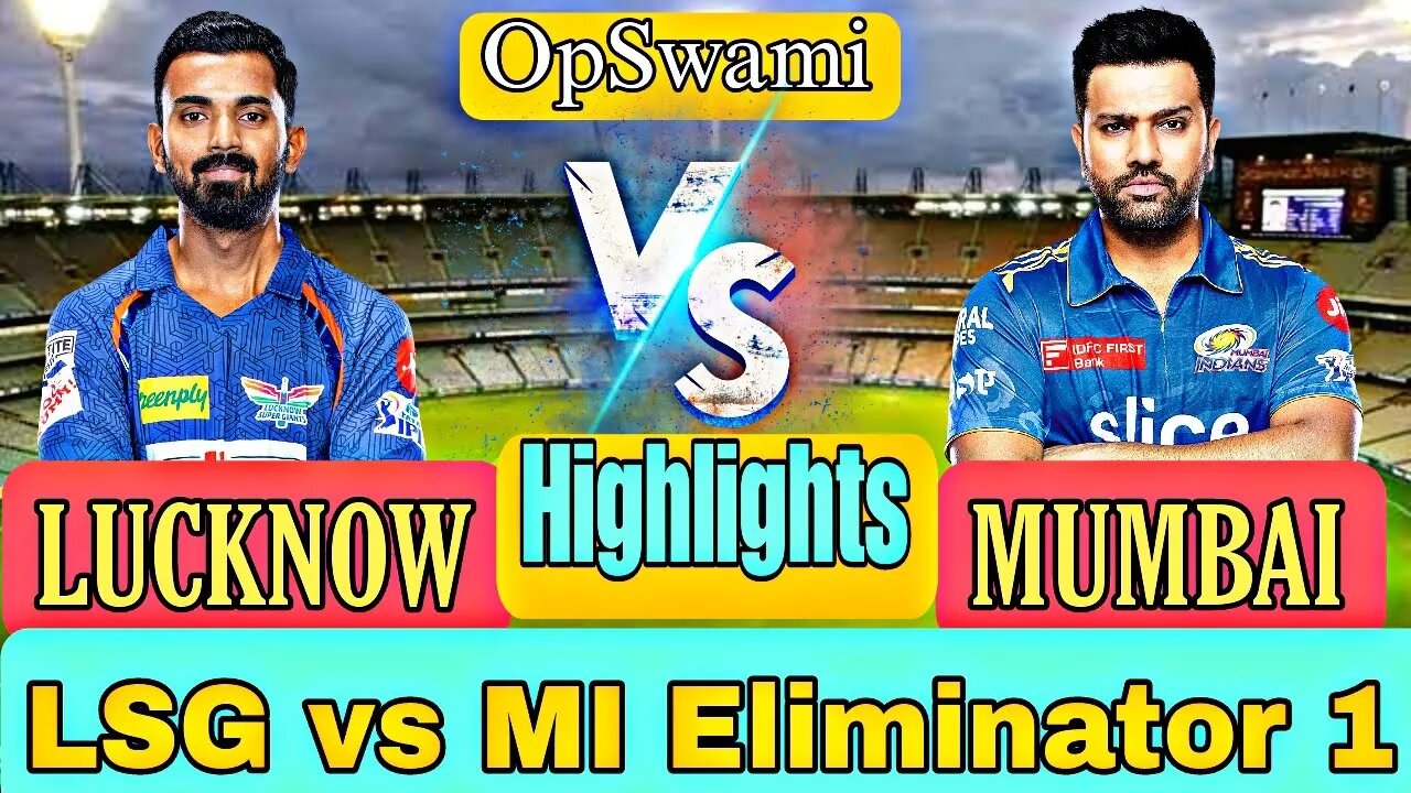 🔴IPL LIVE | LIVE IPL MATCH TODAY | LSG vs MI Live Cricket Match Today | Cricket Live | Cricket 22