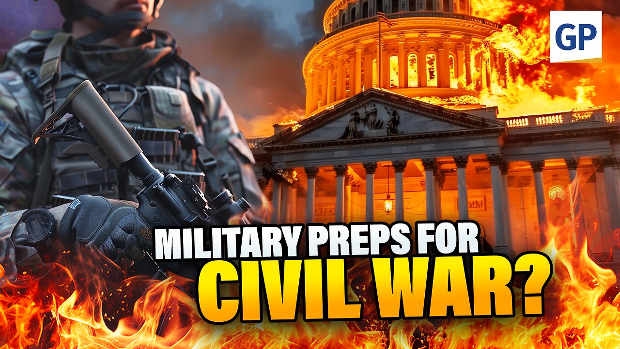 WARNING: Us Capitol MILITARY DRILLS in Preparation for CIVIL WAR Possibility | Elijah Schaffer