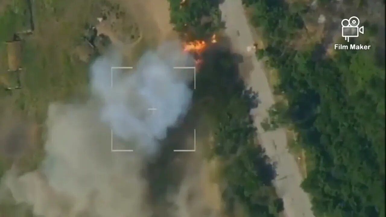 Russian artillery fire destroyed 15 US-made M777 howitzers in Dhruzkovka Ukraine on 21 June 2022