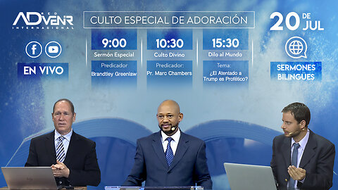 Sábado Especial 20 Julio 2024 - Brandtley Greenlaw y Pr. Marc Chambers