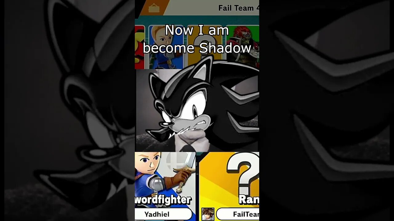 Famous Shadow the Hedgehog Quotes [Smash Bros]