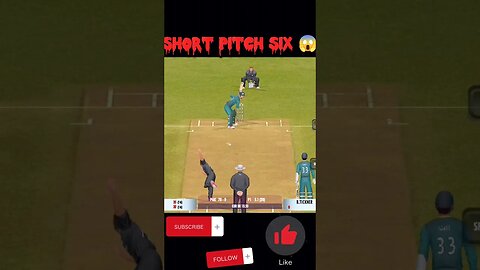 short pitch six 😱 #cricket #games #realcricket22 #ytshorts #ytshort #shortsviral #shorts #short @yt