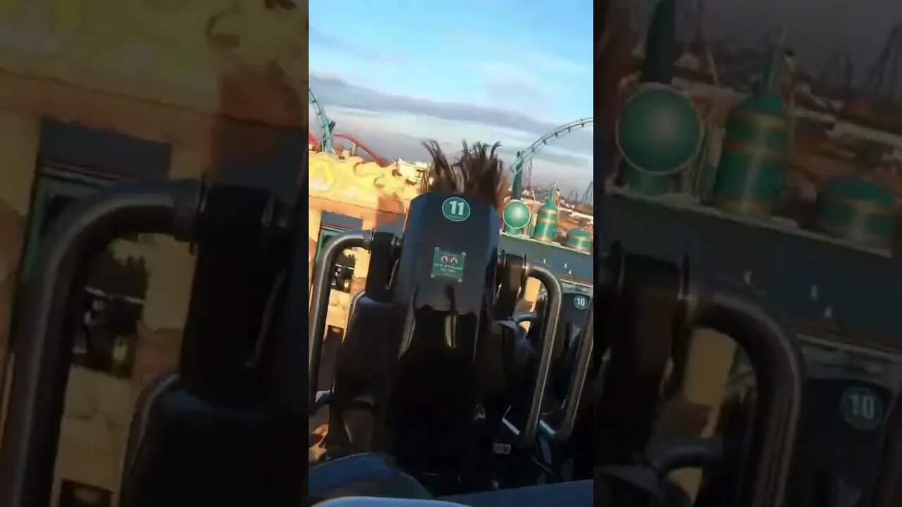 Energylandia Abyssus rollercoaster POV