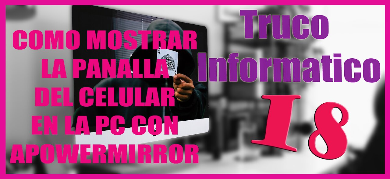 Truco Informatico 18 Como mostrar la panalla del celular en la Pc con ApowerMirror
