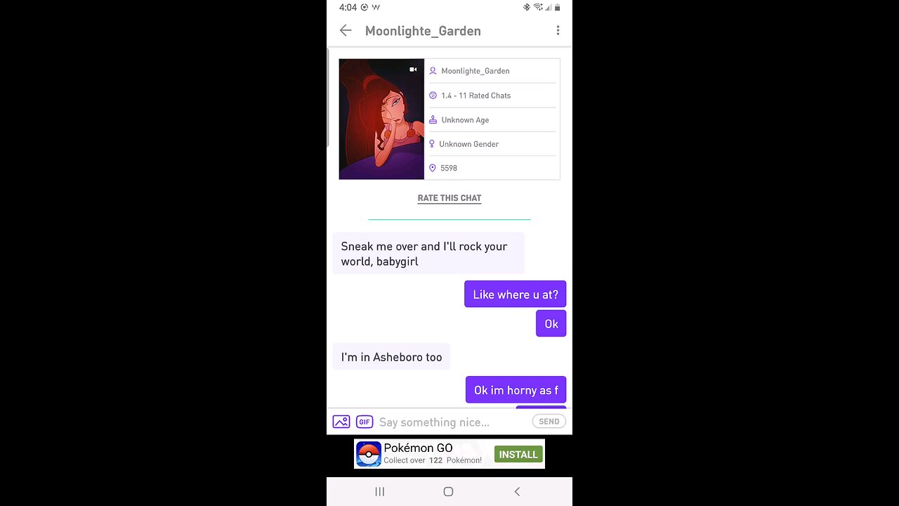chatlog from last night