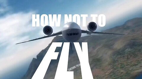 How NOT to fly a plane.