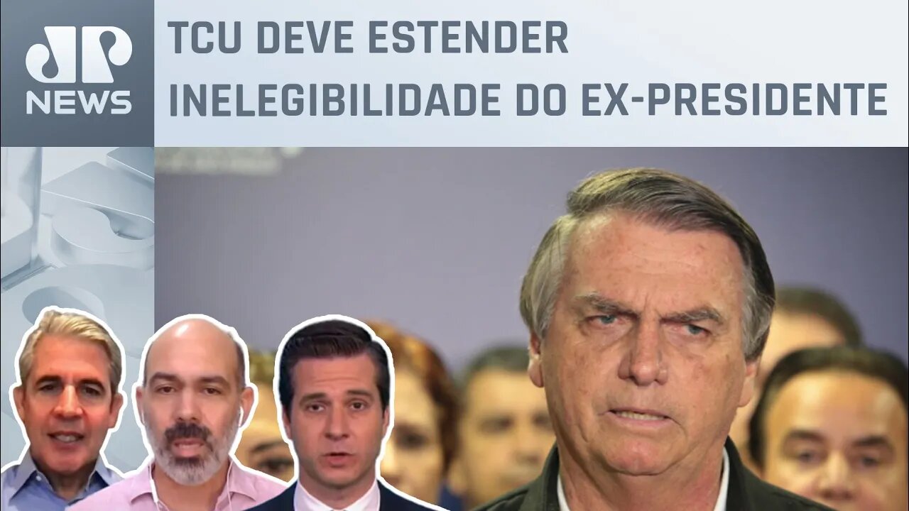 TCU pode deixar Bolsonaro de fora das eleições de 2030; Schelp, d'Avila e Beraldo analisam