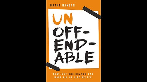 Unoffendable (Book of the Week 10/13/2024)