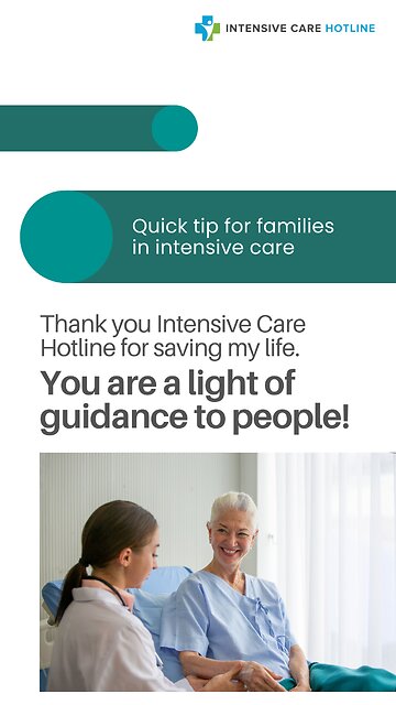 Thank You Intensive Care Hotline for Saving My Life. You are a Light of Guidance to People!