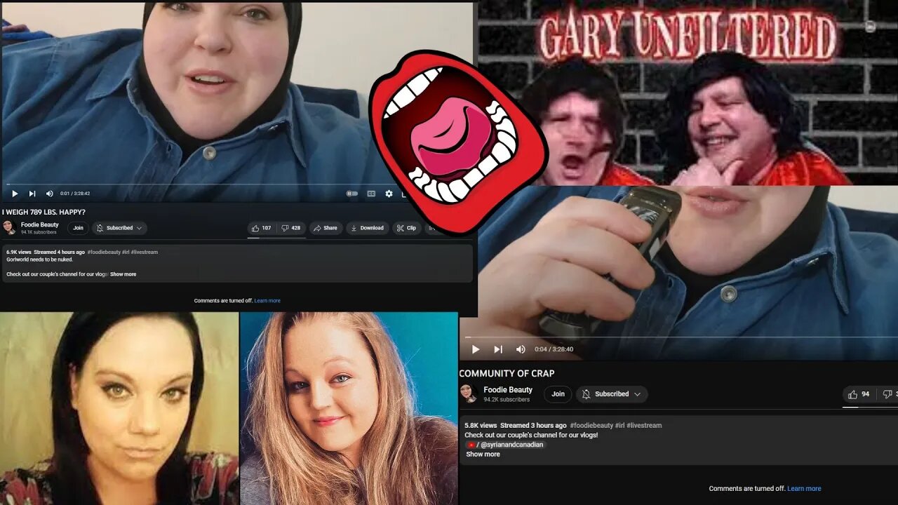 Foodie Beauty R@ging At Reaction Channels Using The R Word And More PT 1