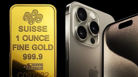 The Gold To iPhone Ratio Will SHOCK You!