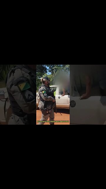 Carregando pessoas no compartimento de carga Sargento Alda #policial