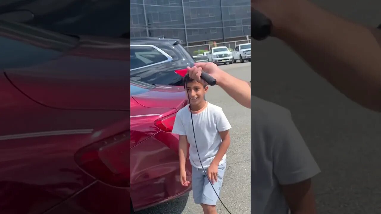 Working out in the parking lot