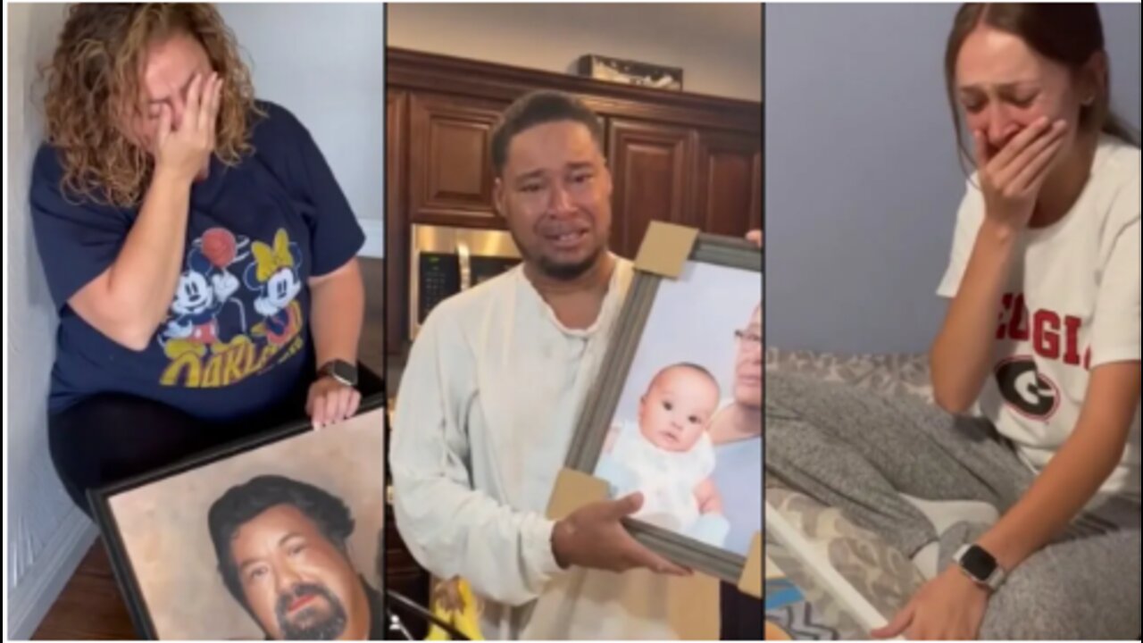 Emotional moments of people seeing the painting of their loved ones who passed away | [Pt. 21]