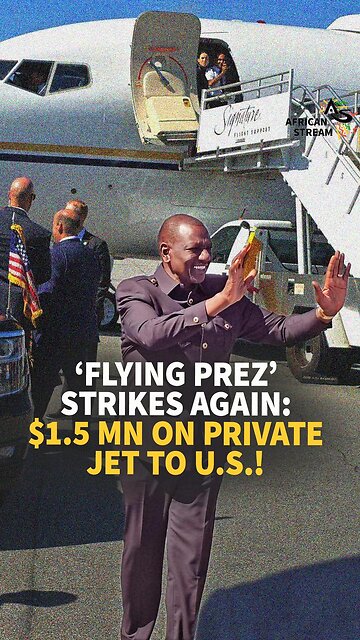‘FLYING PREZ’ STRIKES AGAIN: $1.5 MN ON PRIVATE JET TO U.S.!