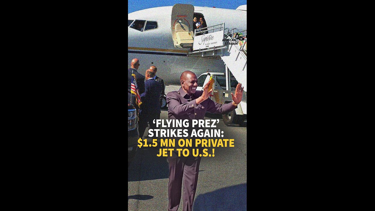 ‘FLYING PREZ’ STRIKES AGAIN: $1.5 MN ON PRIVATE JET TO U.S.!