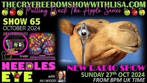 ⏰NEW RADIO SHOW PROMO⏰ Sunday 27th Oct 2024 from 8PM (UK time) NEEDLES EYE!