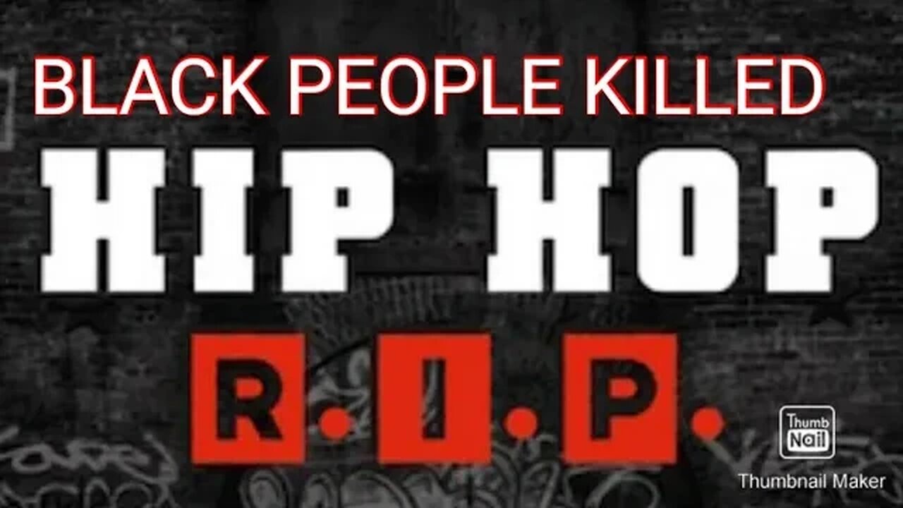 BLACK PEOPLE KILLED HIP HOP | BLACK PILL | POP THE CULTURE