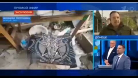 Russian TV showed a story from Mariupol, where the headquarters of gays, lesbians and satanists was found, which was financed from the USA