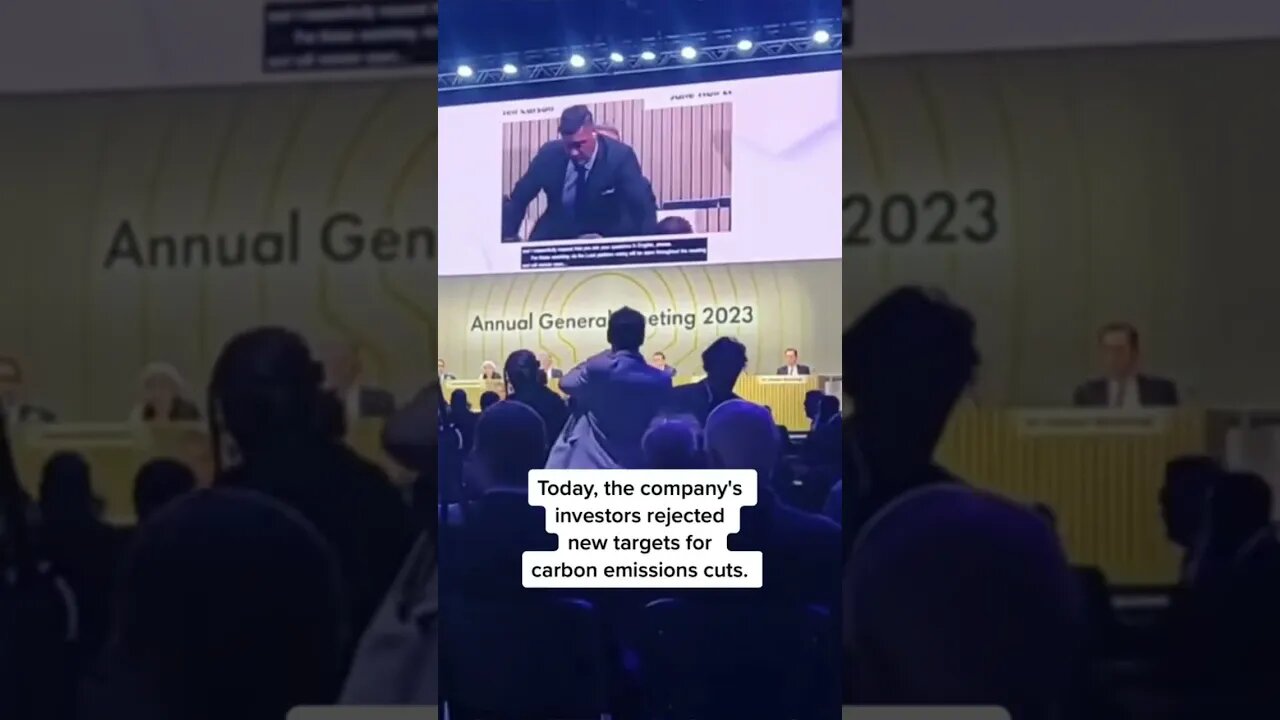 Protesters Disrupt Shell Shareholder Meeting