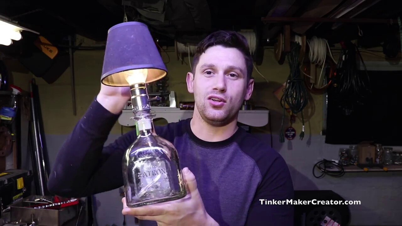 How to make a Patrón Bottle Lamp!