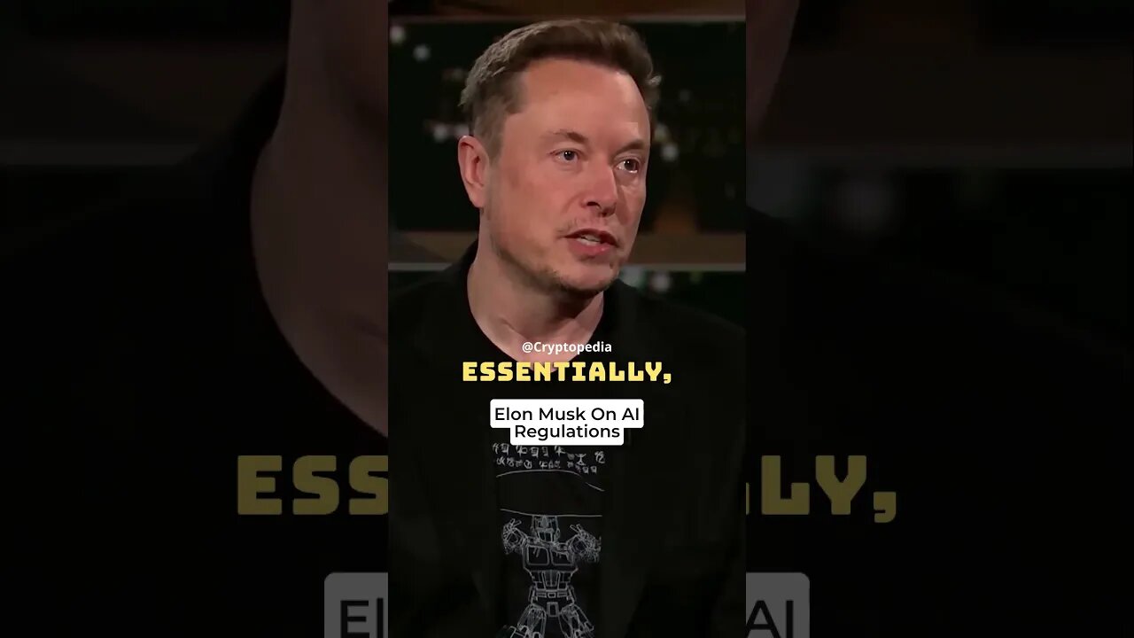 Elon Musk AI Must Be Regulated #elonmusk #elonmusknews #artificialintelligence #shorts #ai