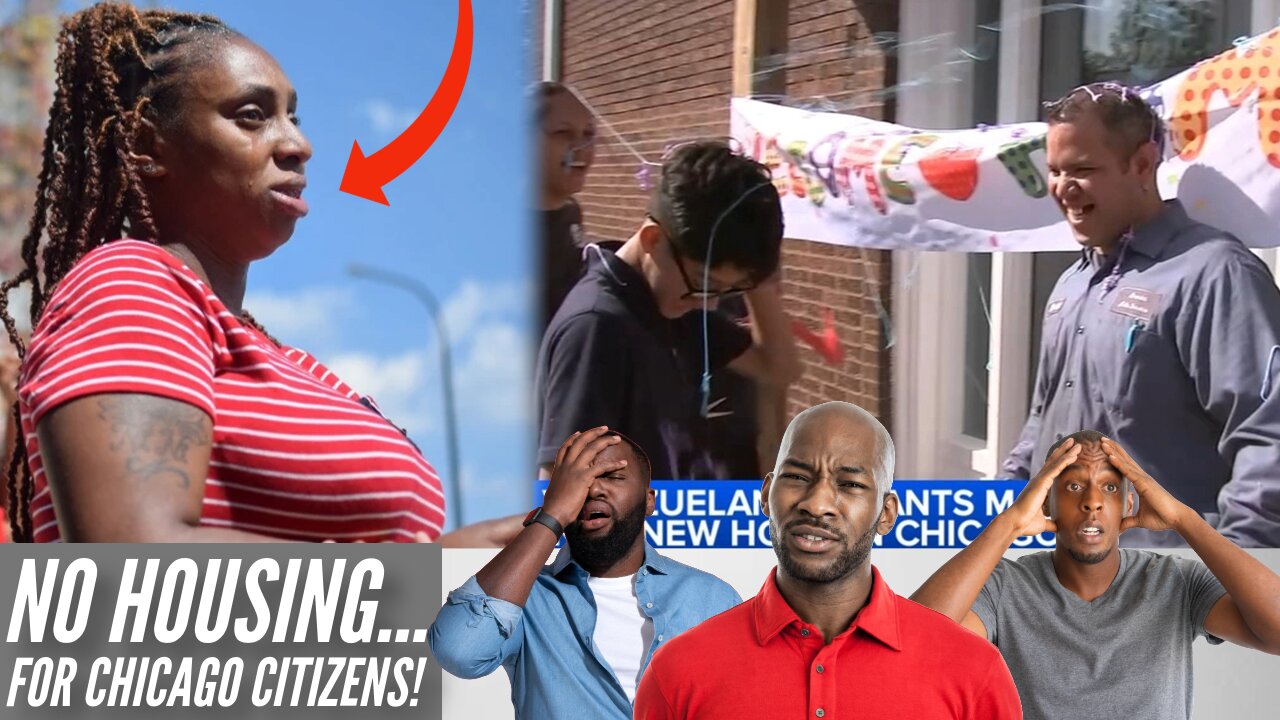 Black Chicago CITIZENS BEG For Housing While "Migrants" Move In