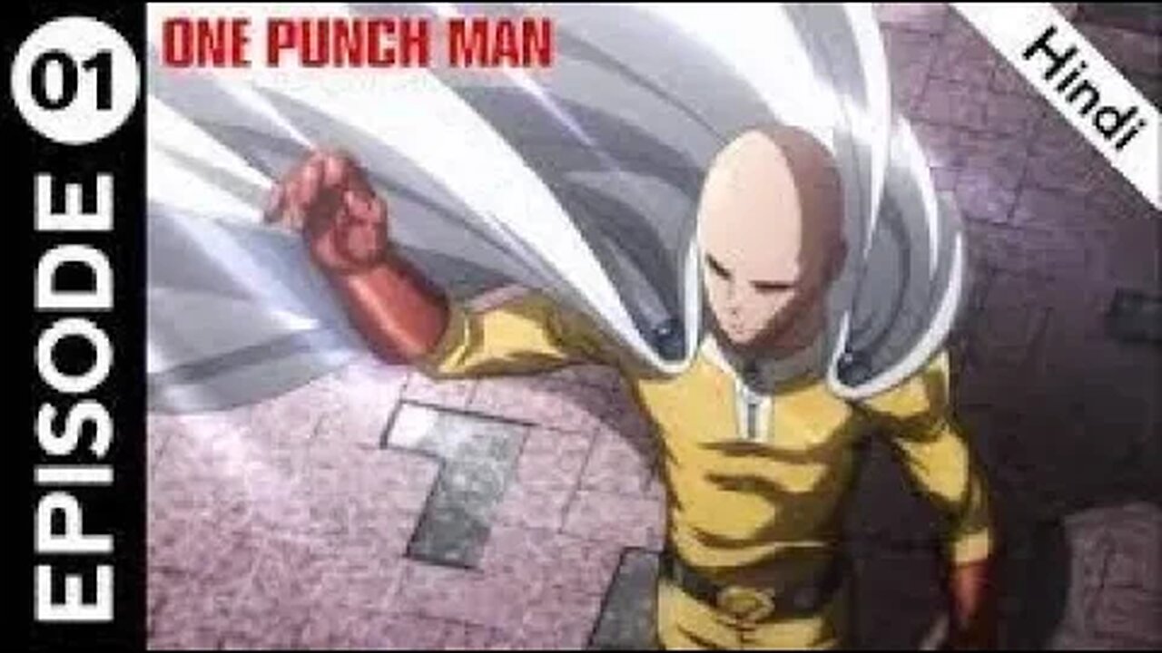 One Punch Man 1x01 The Strongest Man