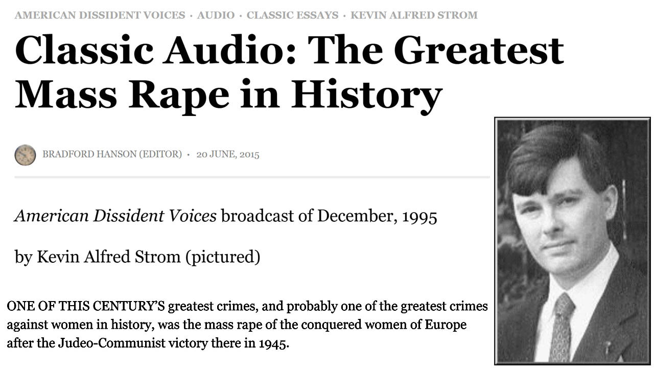 The Greatest Mass Rape in History (that Media & Hollywood ignores completely) ☭😈✡