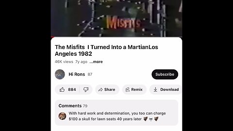 Original Misfits reunion Trailer (rumble only) premiere