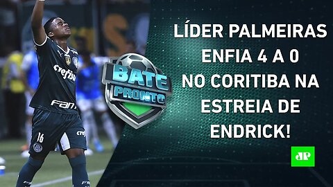 Na ESTREIA de Endrick, LÍDER Palmeiras GOLEIA e ABRE 12 PONTOS de VANTAGEM! | BATE PRONTO (07/10/22)