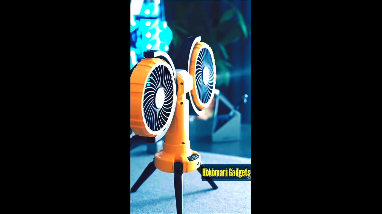 Mini Twin One Folding Fan