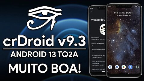crDroid v9.3 | Android 13 Official | PERFORMANCE MUITO BOA PARA JOGOS!