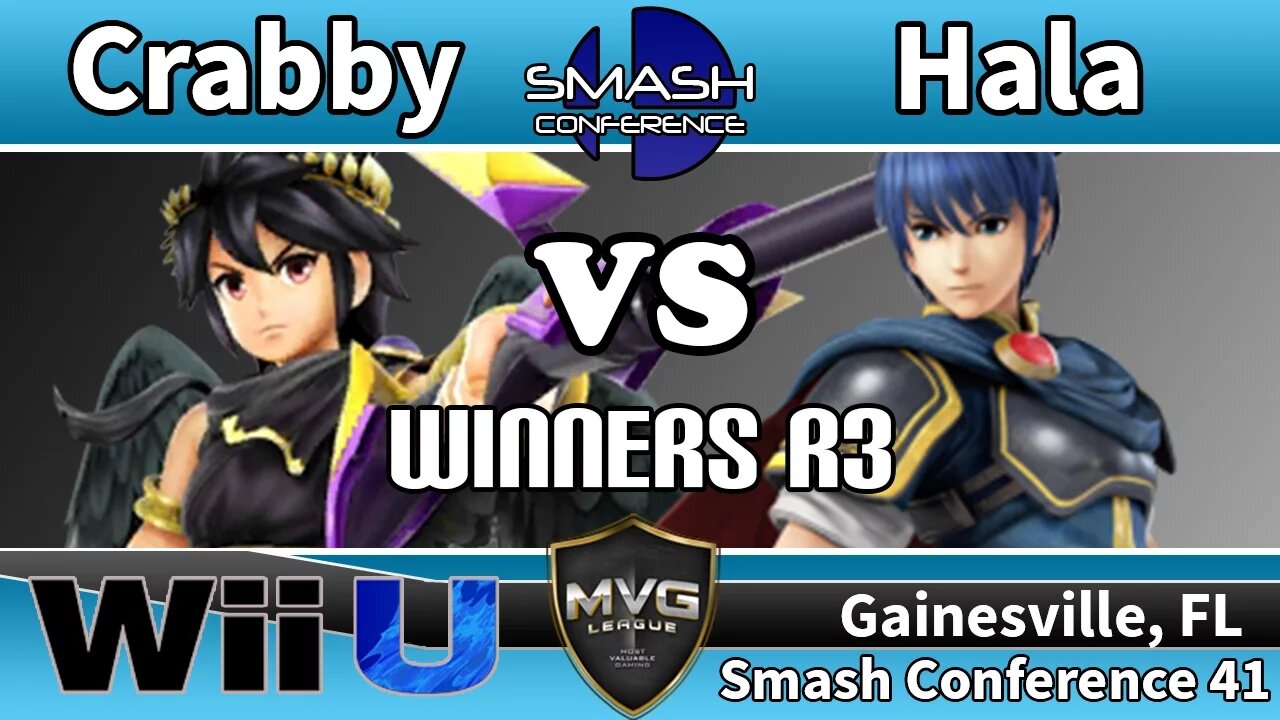 Crabby (Dark Pit) vs. Hala (Marth) - SSB4 Winners R3 - Smash Conference 41