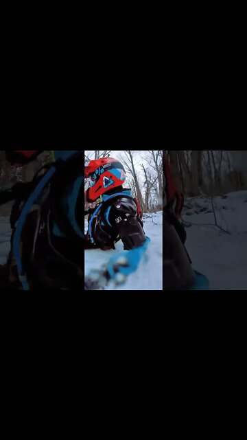 Going threw the Ice 😱🥶 #fail #dirtbike #wipeout #motocross #failsrussia #motosport