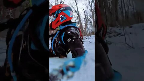 Going threw the Ice 😱🥶 #fail #dirtbike #wipeout #motocross #failsrussia #motosport