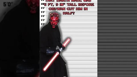 Darth Maul Height Growth Hack REVEALED
