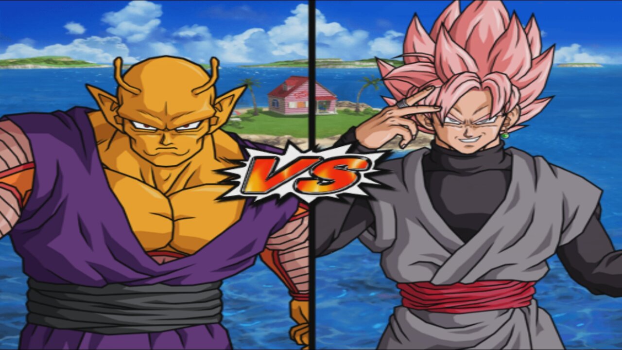 Orange Piccolo VS SSJ Rose Goku Black - DBZ Budokai Tenkaichi 4