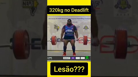 Deadlift de 320kg de Ray Willams.