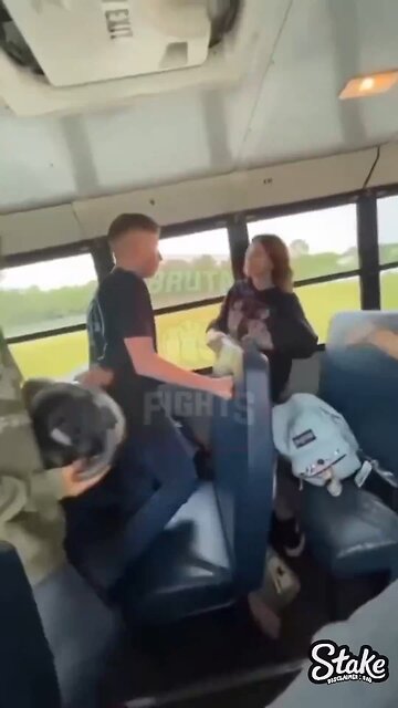 Female Attacks Male On Bus & Finds Out
