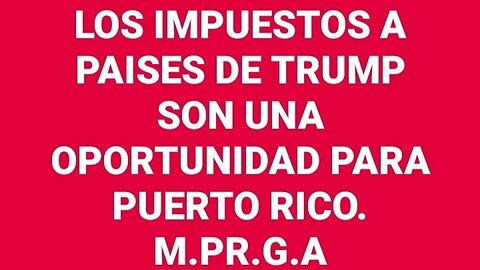 MAKE PUERTO RICO GREAT AGAIN CON DONALD J. TRUMP 2025