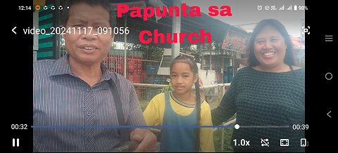 papunta sa Church